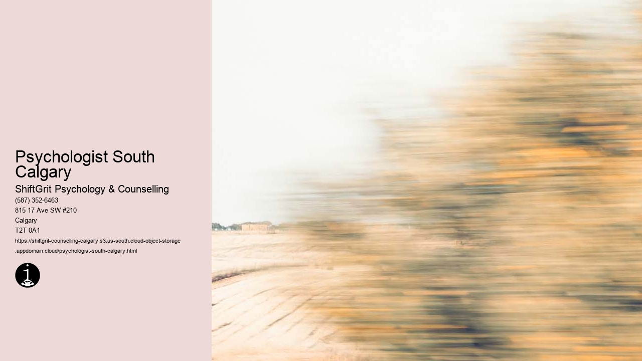 Psychologist South Calgary