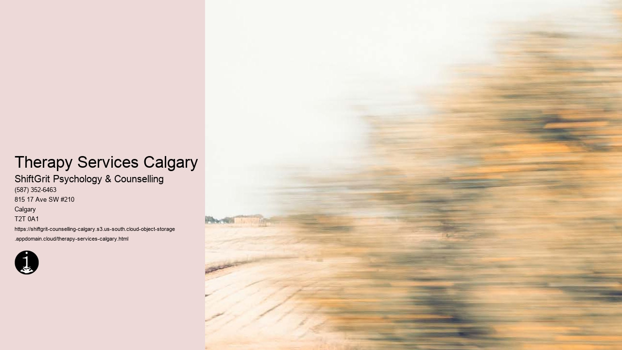 Therapy Services Calgary